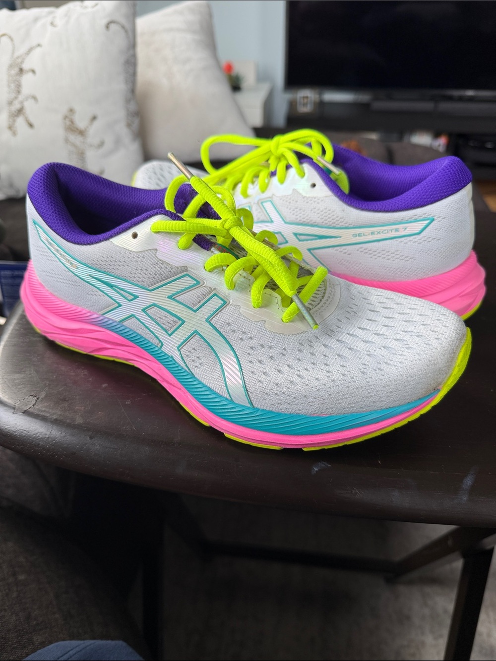 ASICS Gel-Excite 7 Women's Running Shoes with Neon Accents
